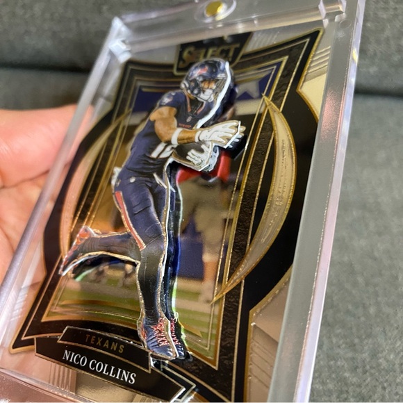 Custom 3D Floater - Nico Collins Select Houston Texans card - Picture 5 of 5